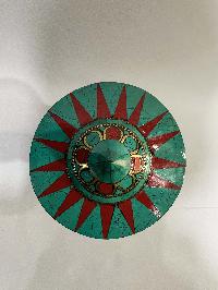 Table Prayer Wheel Medium Size, [stone Setting]