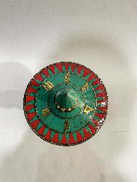 Table Prayer Wheel Medium Size, [stone Setting]