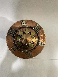 Table Prayer Wheel Medium Size, [stone Setting]