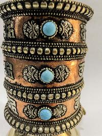 Table Prayer Wheel Medium Size, [stone Setting]