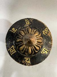 Table Prayer Wheel Mantra Inside, [embossed Mantra]