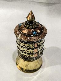 Table Prayer Wheel Small Size With Mantra Inside, []