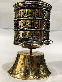 Table Prayer Wheel Small Size With Mantra Inside, []