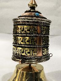 Table Prayer Wheel Small Size With Mantra Inside, []