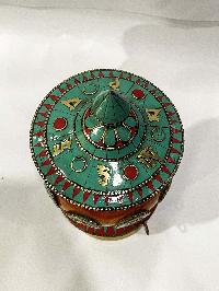 Table Prayer Wheel Medium Size, [orange In Middle]