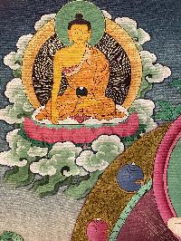 [master Quality], Buddhist Thangka Of Samantabhadra, [original]