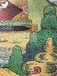 [master Quality], Buddhist Thangka Of Samantabhadra, [original]