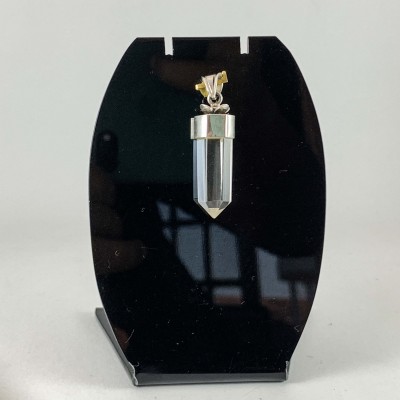 Designer Silver Of Clear Quartz Pendants
