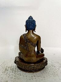 Buddhist Statue Of Medicine Buddha, [chocolate Oxidized]