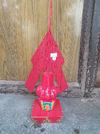 Buddhist Offering Item Of [lazya] 100 Gods Wooden Painted Torma, []