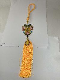 Buddhist Ritual Wall Hanging With Ashtamangala Design