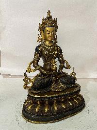 [master Quality], Buddhist Statue Of Aparimita, [partly Gold Plated, Face Painted], Chepame, Amitayus