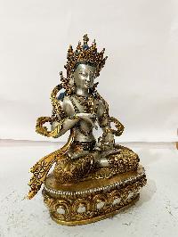 [master Quality], Buddhist Statue Of Vajrasattva, [gold And Silver Plated], [rare Find]