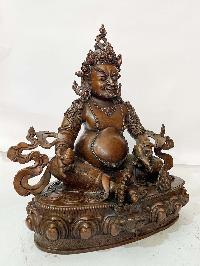 [master Quality], Buddhist Statue Of Yellow Jambhala, [chocolate Oxidized]