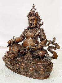 [master Quality], Buddhist Statue Of Yellow Jambhala, [chocolate Oxidized]