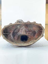 [master Quality], Buddhist Statue Of Yellow Jambhala, [chocolate Oxidized]