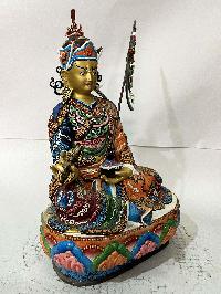 [master Quality], Hq, Buddhist Statue Of Padmasambhava, [traditional Color, Face Painted]