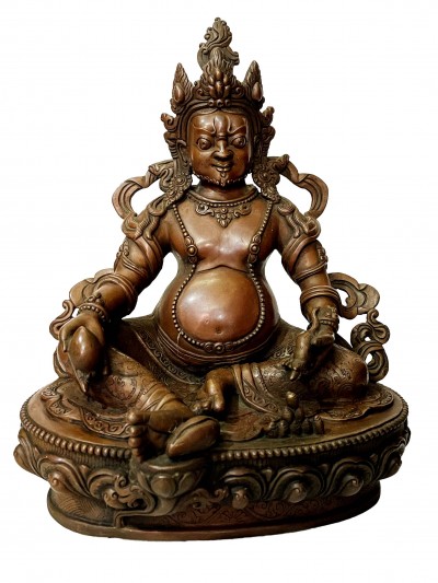 [master Quality], Buddhist Statue Of Jambhala, [chocolate Oxidized]