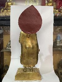 [master Quality], Buddhist Statue Of Dipankara Buddha, [gold Plated], [rare Find]