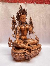 [master Quality], Buddhist Statue Of Green Tara, [chocolate Oxidized]