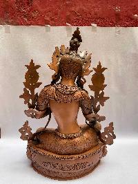 [master Quality], Buddhist Statue Of Green Tara, [chocolate Oxidized]