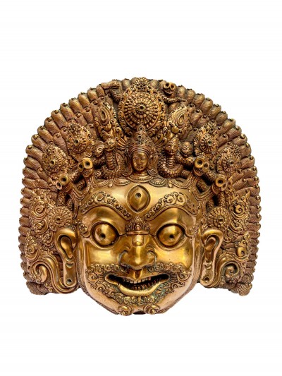 [master Quality], Mahakala Metal Mask, In Glossy Finishing
