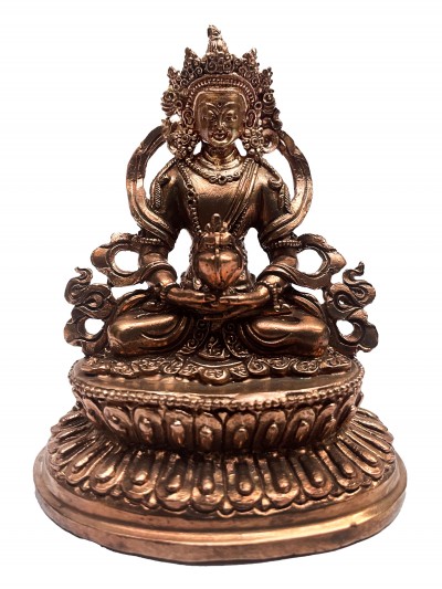 Buddhist Miniature Statue Of Aparimita, Amitayus, [ceramic Molding], Chepame