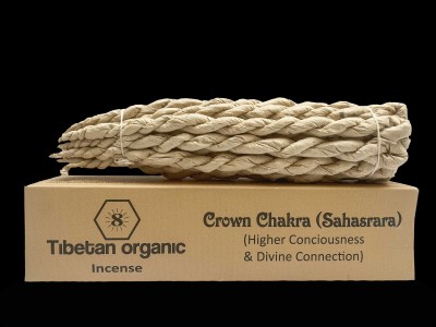 Crown Chakra Handmade, [high Quality] Rope Incense, By Tibetan Organic Incense