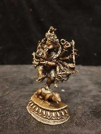 Buddhist Miniature Statue Of Ganesh Red Jambhala, Ganesha, []