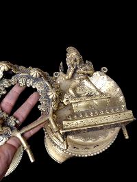 Nepali Traditional Statue Of Of Panas, [oil Lamp], [sukunda], Panas, Set