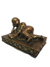 Tibetan Buddhist Statue Of Lama, [oxidized]