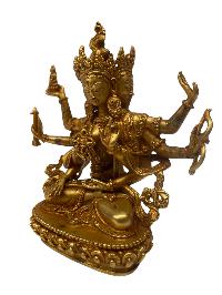 Buddhist Statue Miniature Statue Of, Namgyalma, [full Gold Plated]