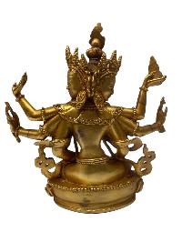 Buddhist Statue Miniature Statue Of, Namgyalma, [full Gold Plated]