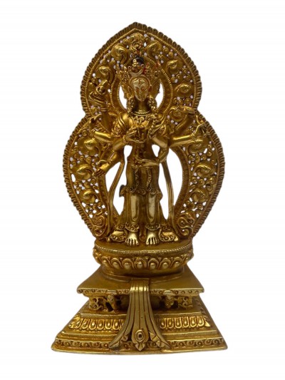 Buddhist Statue Miniature Statue Of, Namgyalma, [full Gold Plated]