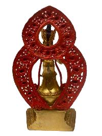 Buddhist Statue Miniature Statue Of, Namgyalma, [full Gold Plated]