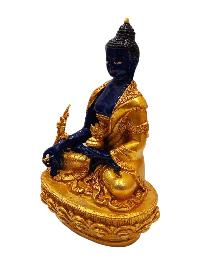 Buddhist Statue Miniature Statue Of, Medicine Buddha, [traditional Color]