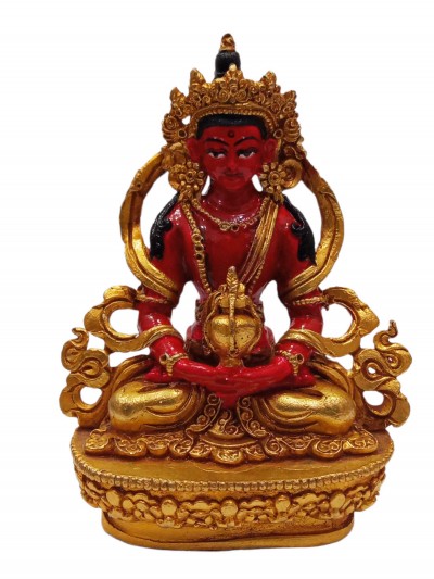 Buddhist Statue Miniature Statue Of, Aparimita, [traditional Color], Amitayus, Chepame