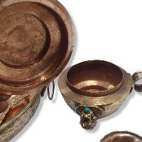 [pure Copper], Tibetan Buddhist Offering [chutor Torma], Dzambhala Water Offering Set