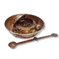 [pure Copper], Tibetan Buddhist Offering [chutor Torma], Dzambhala Water Offering Set