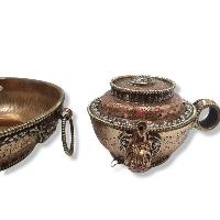 [pure Copper], Tibetan Buddhist Offering [chutor Torma], Dzambhala Water Offering Set