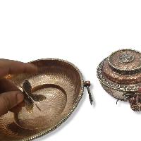 [pure Copper], Tibetan Buddhist Offering [chutor Torma], Dzambhala Water Offering Set