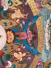 [master Quality],tibetan Thangka Of Shakyamuni Buddha, [real Gold], Natural Traditional Color