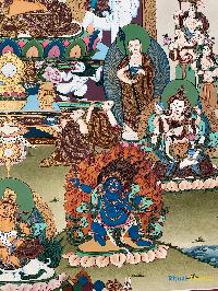 [master Quality],tibetan Thangka Of Shakyamuni Buddha, [real Gold], Natural Traditional Color