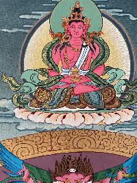 [master Quality],tibetan Thangka Of Shakyamuni Buddha, [real Gold], Natural Traditional Color