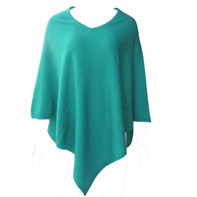 Nepali Handmade Pashmina Poncho, Panchu, [best Quality], Tourquise