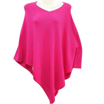 Nepali Handmade Pashmina Poncho, Panchu, [best Quality], Pink