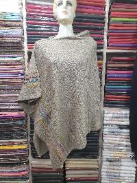 Nepali Handmade Pashmina Poncho, Panchu, [best Quality], Natural