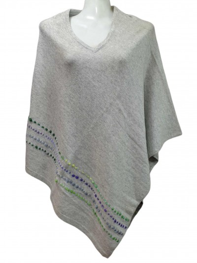 Nepali Handmade Pashmina Poncho, Panchu, [best Quality], Natural
