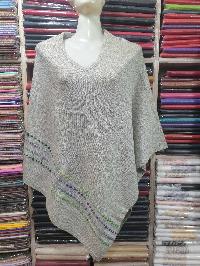 Nepali Handmade Pashmina Poncho, Panchu, [best Quality], Natural