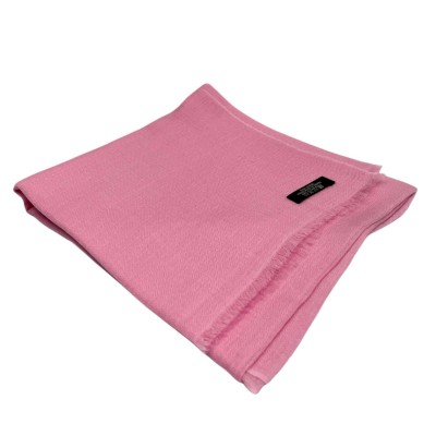Ring Shawl,a Thin, Soft, And Light Shawl For All-weather Use, Two-ply Wool, Real Pashmina Wool, Pink